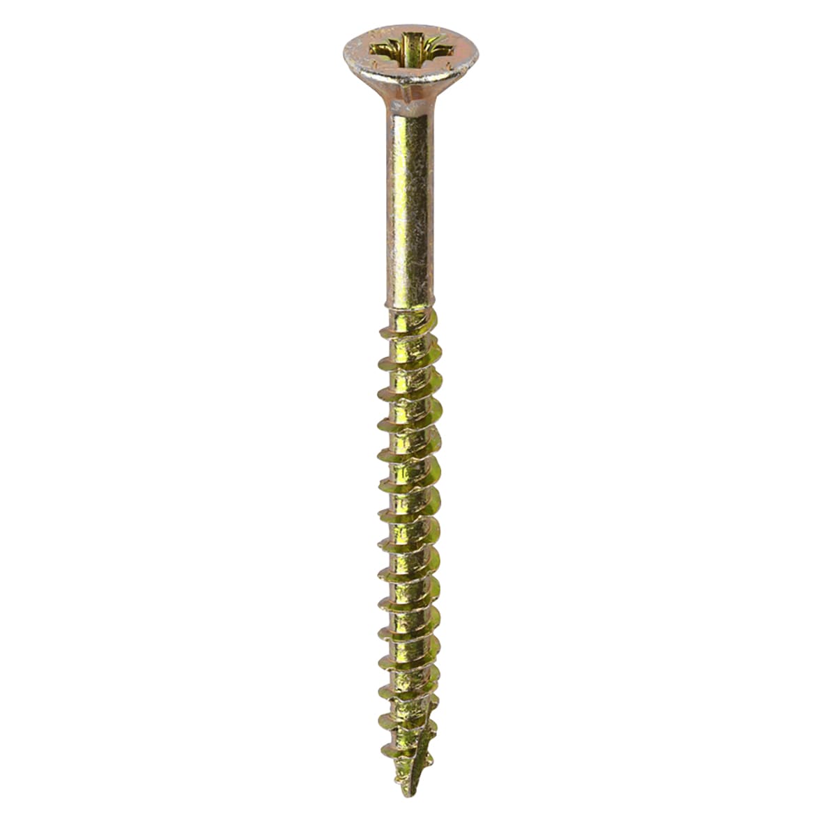 Velocity Pozi Countersunk Wood Screws - 3.5 x 45mm - Yellow Zinc - Pack of 200 - view 2