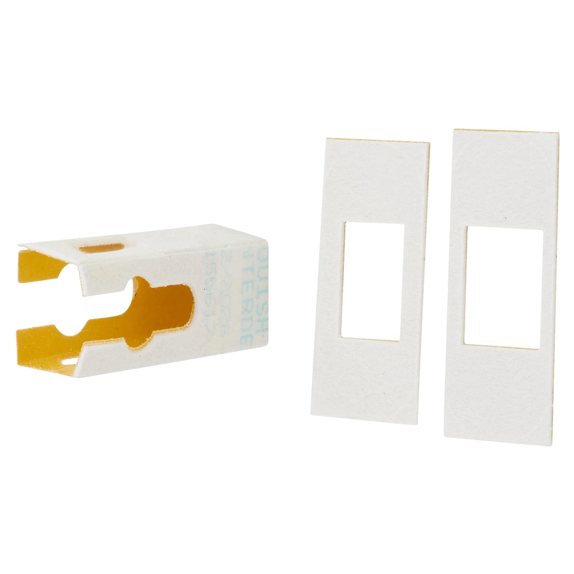 Matt Black Bathroom Lock Door Handles Pack - Monza Range - view 2