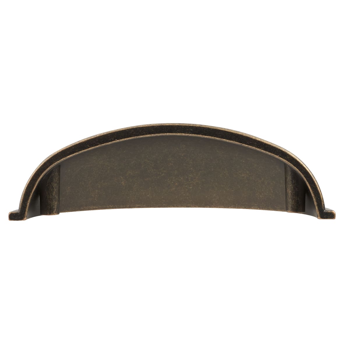 Millard Cabinet Cup Handle - 76mm Centres - Antique Brass - view 4