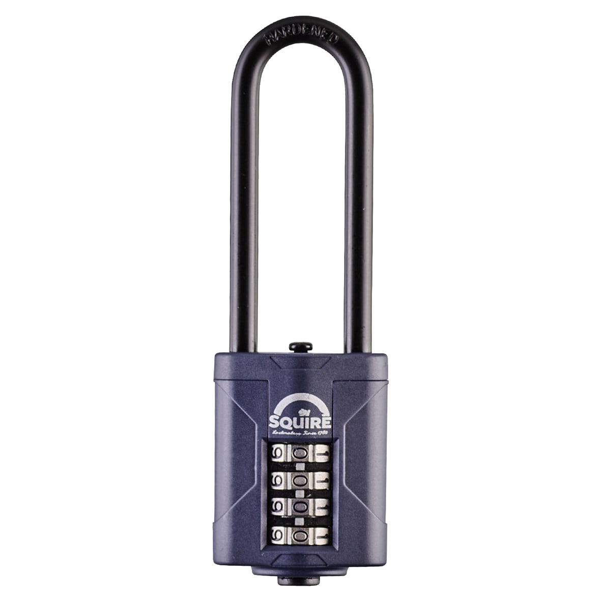 Combination All Weather Extra Long Shackle Padlock - 40mm Body - 17 x 63mm Shackle - Blue - view 2