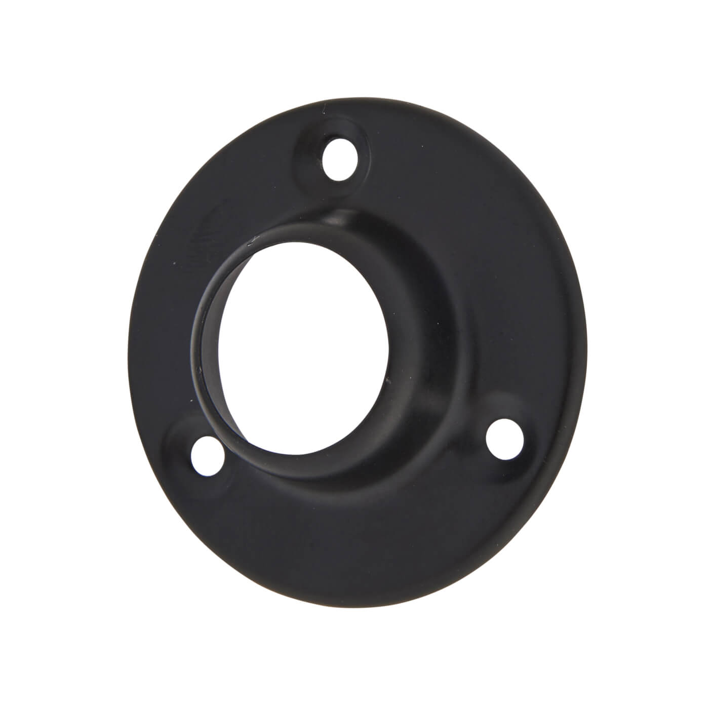 19mm Tube Hanging Rail End Socket - Black - Pack of 2 - view 2