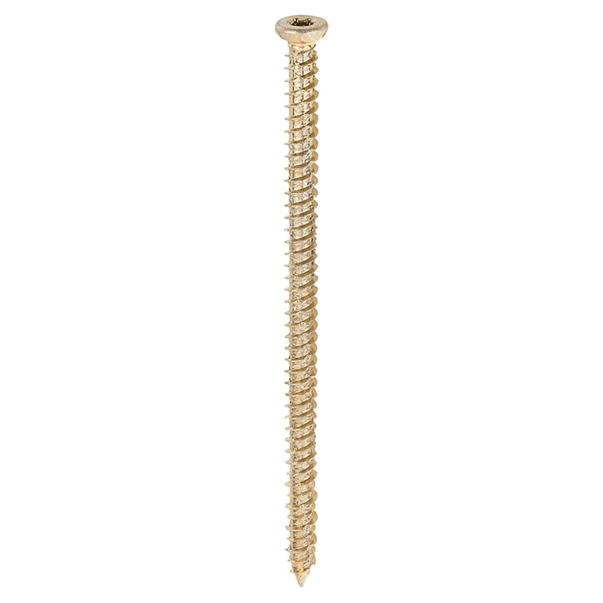 Concrete Screw - Countersunk - Yellow Passivated - 7.5 x 130mm - Pack of 100 - view 2