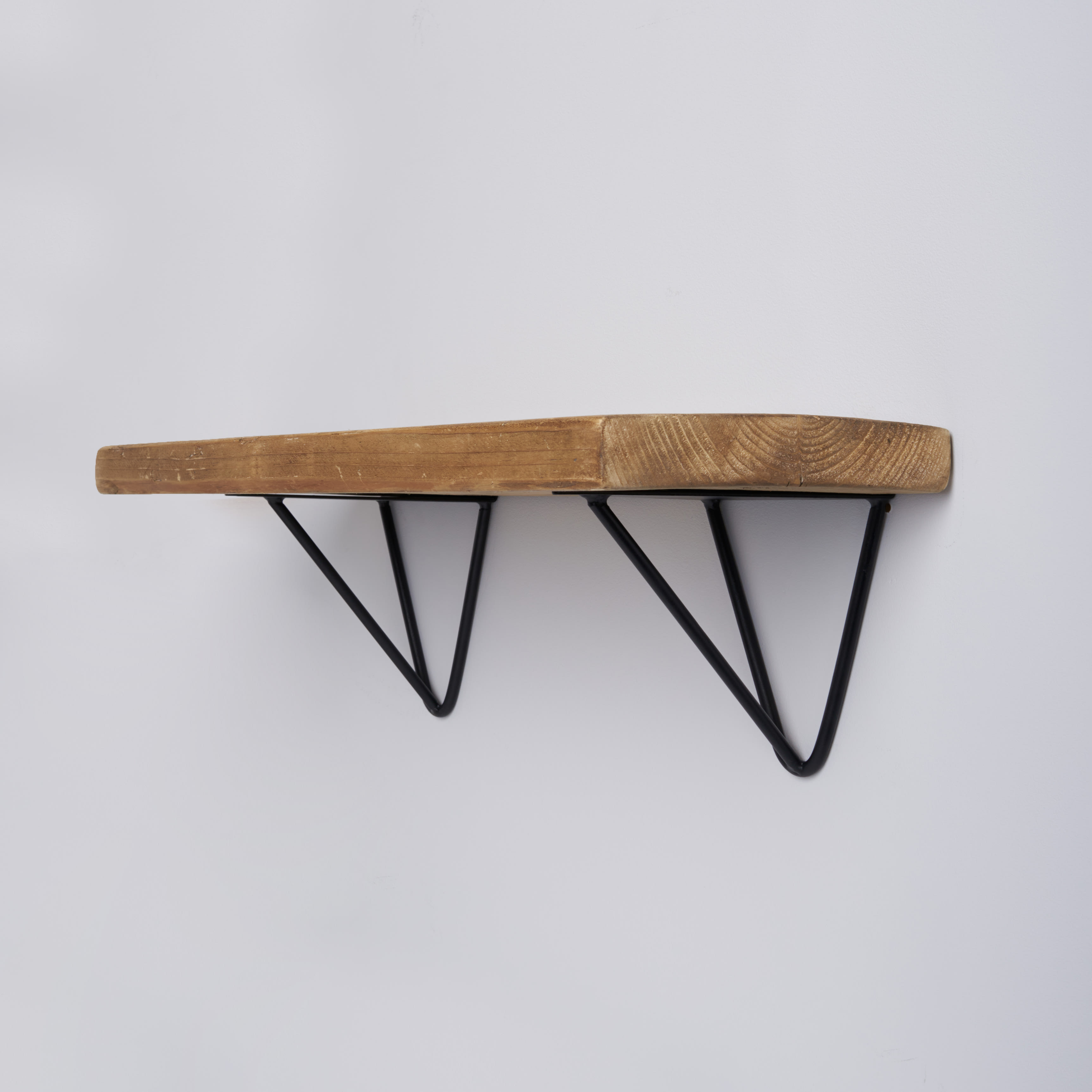 Hairpin Shelf Bracket - 160 x 170mm - Black - Pair - view 4