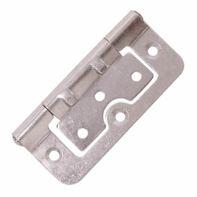 Hurlinge Cabinet Hinge - 100 x 60 x 2mm - Zinc Plated - Pair - view 2