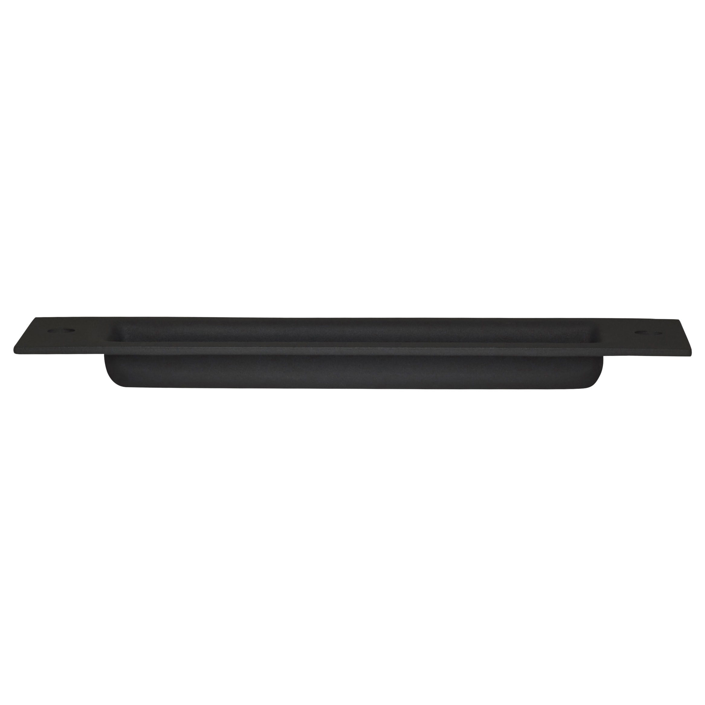 Flush Handle - 203 x 53mm - Matt Black - view 3
