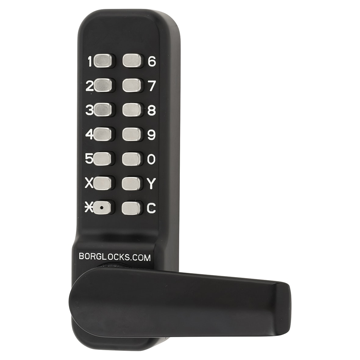 Borg BL4305 External Marine Grade Easicode Pro Deadbolt Push Button Code Lock - Black - view 2