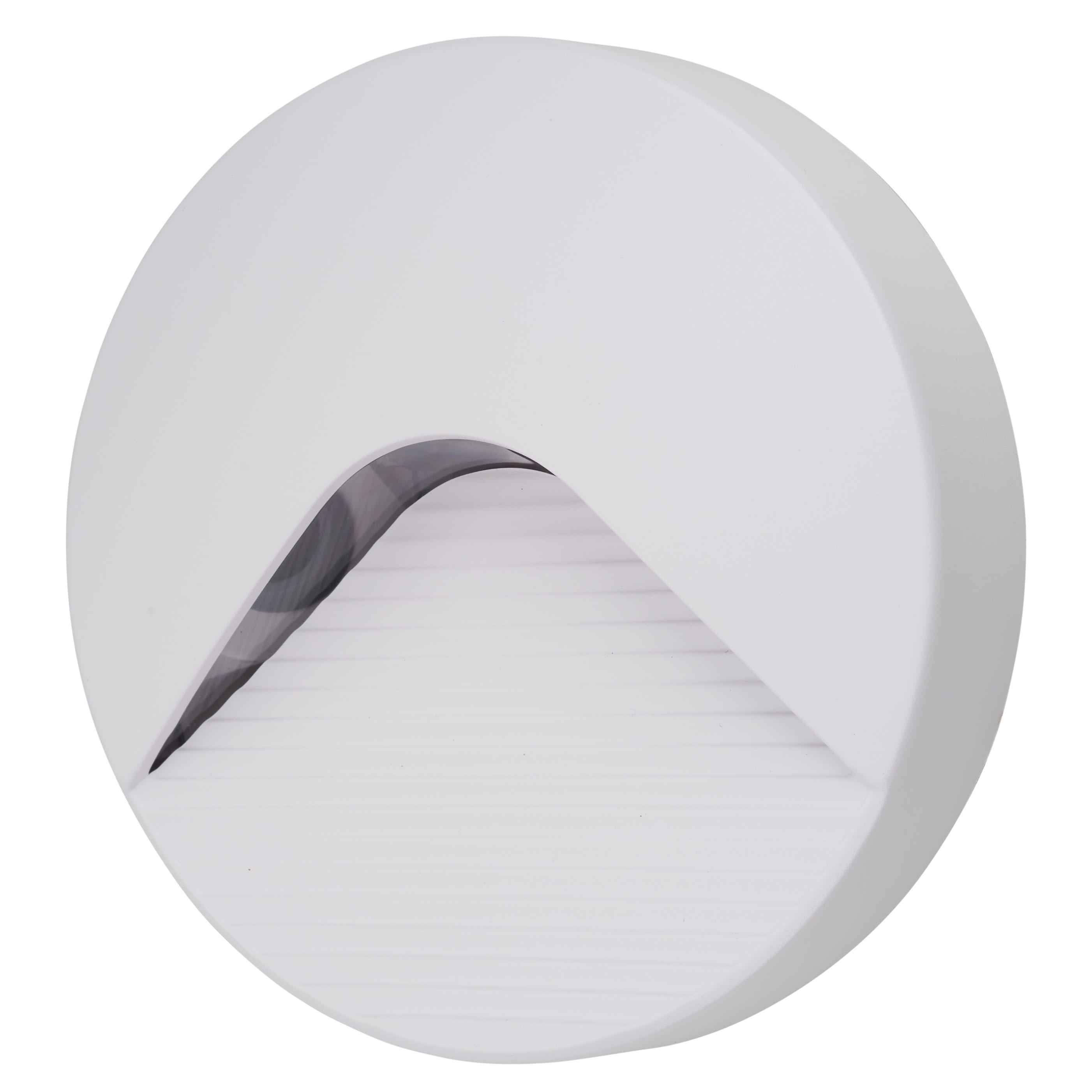 2W LED Round Surface Outdoor Brick Light - - 3000K Warm White - White - view 2