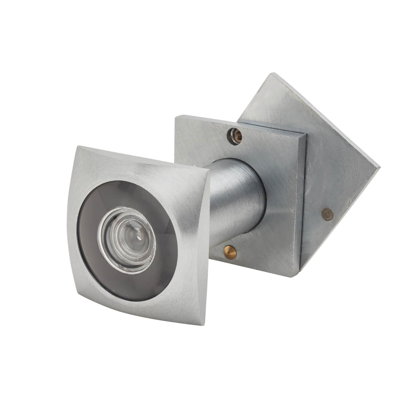 D&E 200° Square Door Viewer - Door Thickness 35-60mm - Satin Chrome Plated - view 2