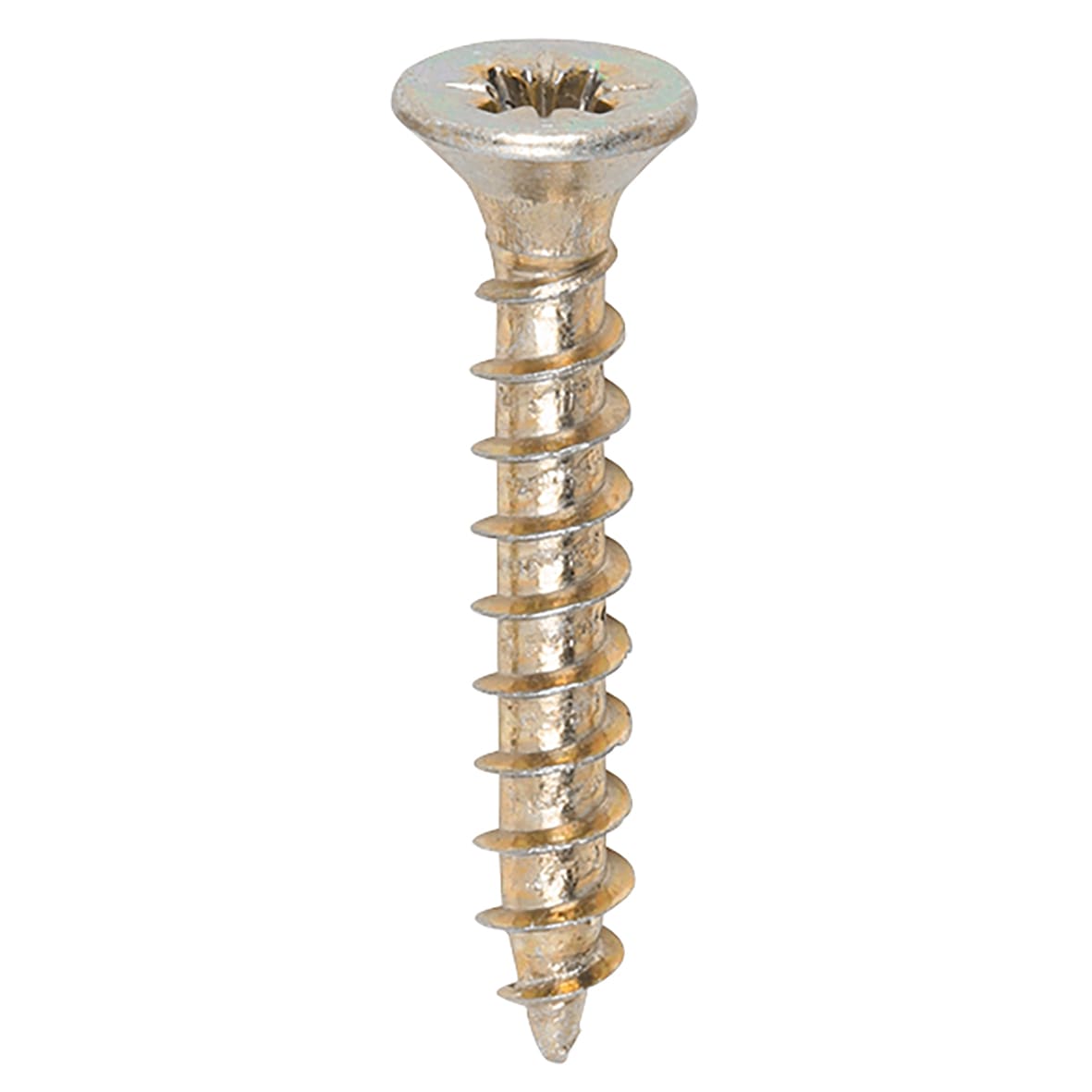 Solo Chippy Pozi Countersunk Wood Screws - 3.0 x 20mm - Yellow Zinc - Pack of 200 - view 3