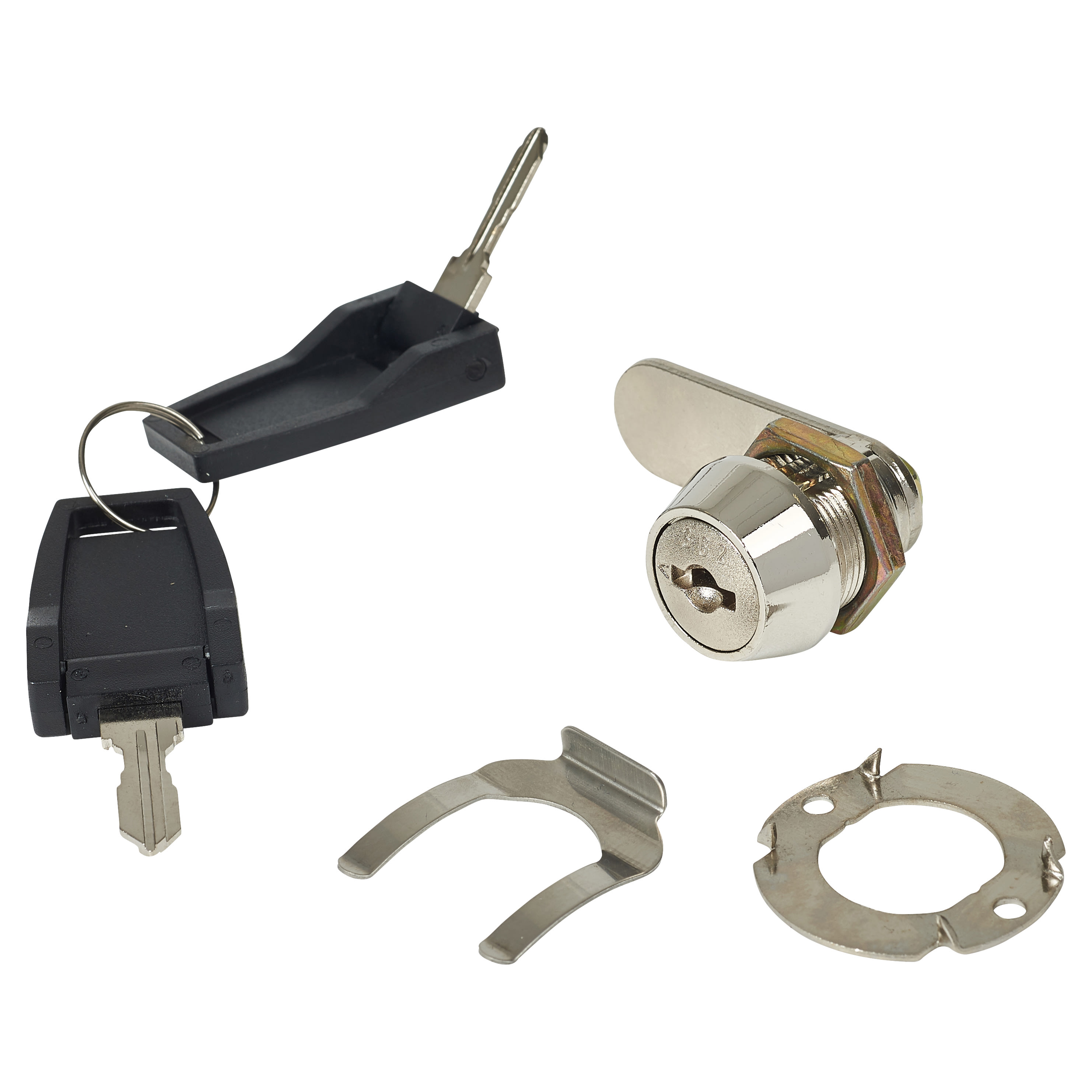Cam Lock - 19 x 16mm - Keyed to Differ - Nickel Plated - view 2