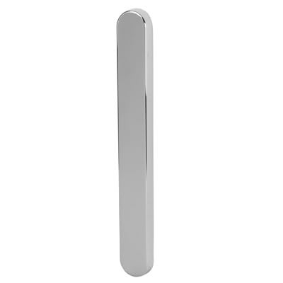 Bright Chrome uPVC Blank External Plate - Balmoral Range - view 2