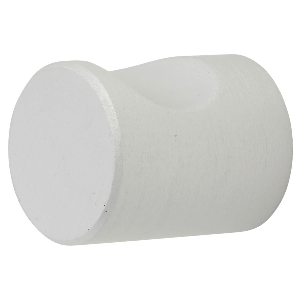 Solid Turned Cylinder Cabinet Knob - 20mm Diameter - Aluminium - view 5