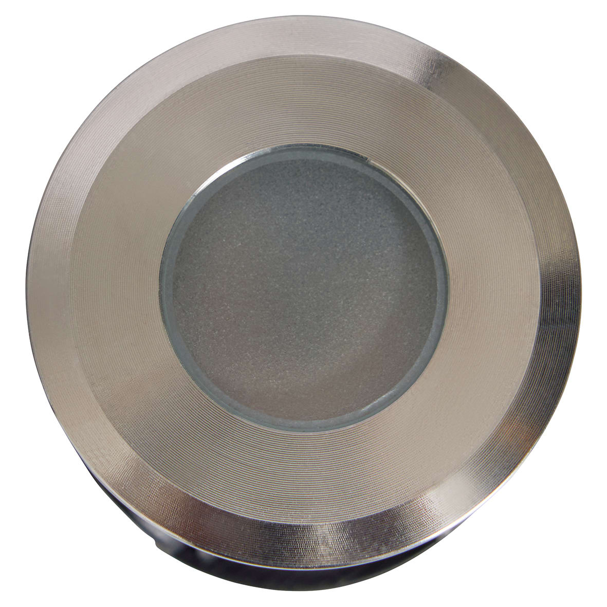 Forum Zink Ayle 2W Solar LED Round Garden Decking Lights - 4000K/RGB - Stainless Steel - Pack of 4 - view 3