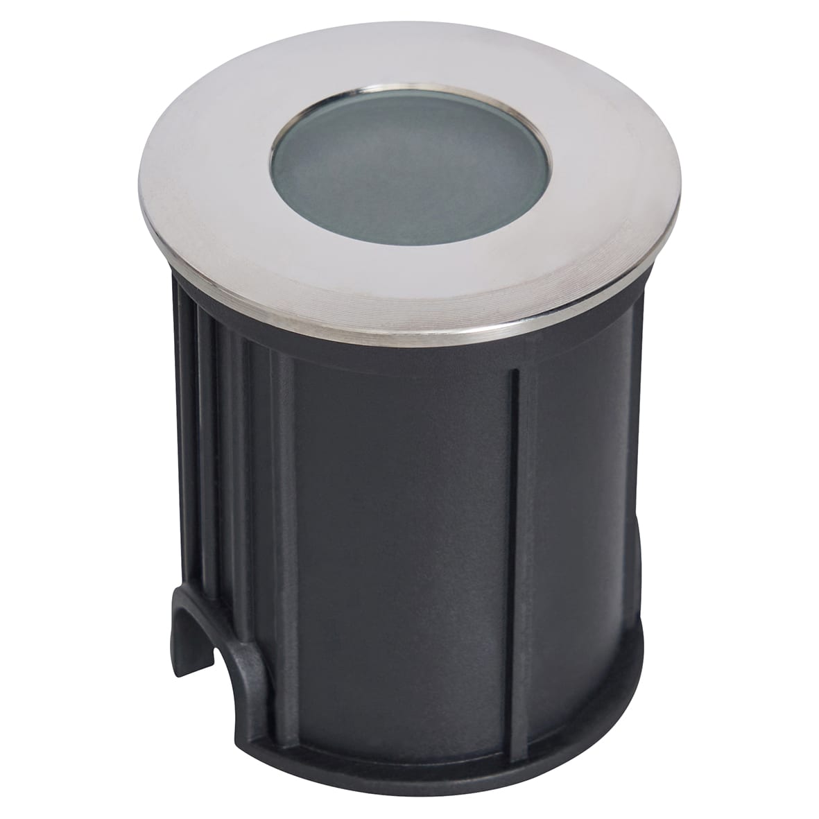 Forum Zink Ayle 2W Solar LED Round Garden Decking Lights - 4000K/RGB - Stainless Steel - Pack of 4 - view 6