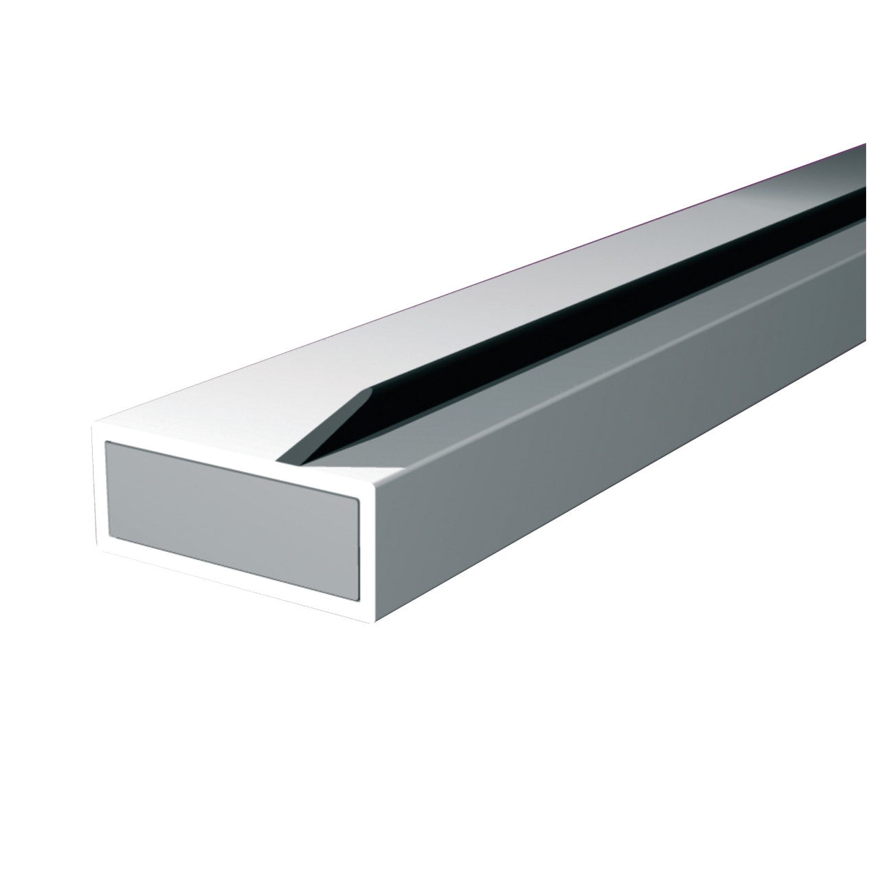 Single Offset Flipper Intumescent Strip - - 15 x 4 x 2100mm - White - Pack of 10 - view 2