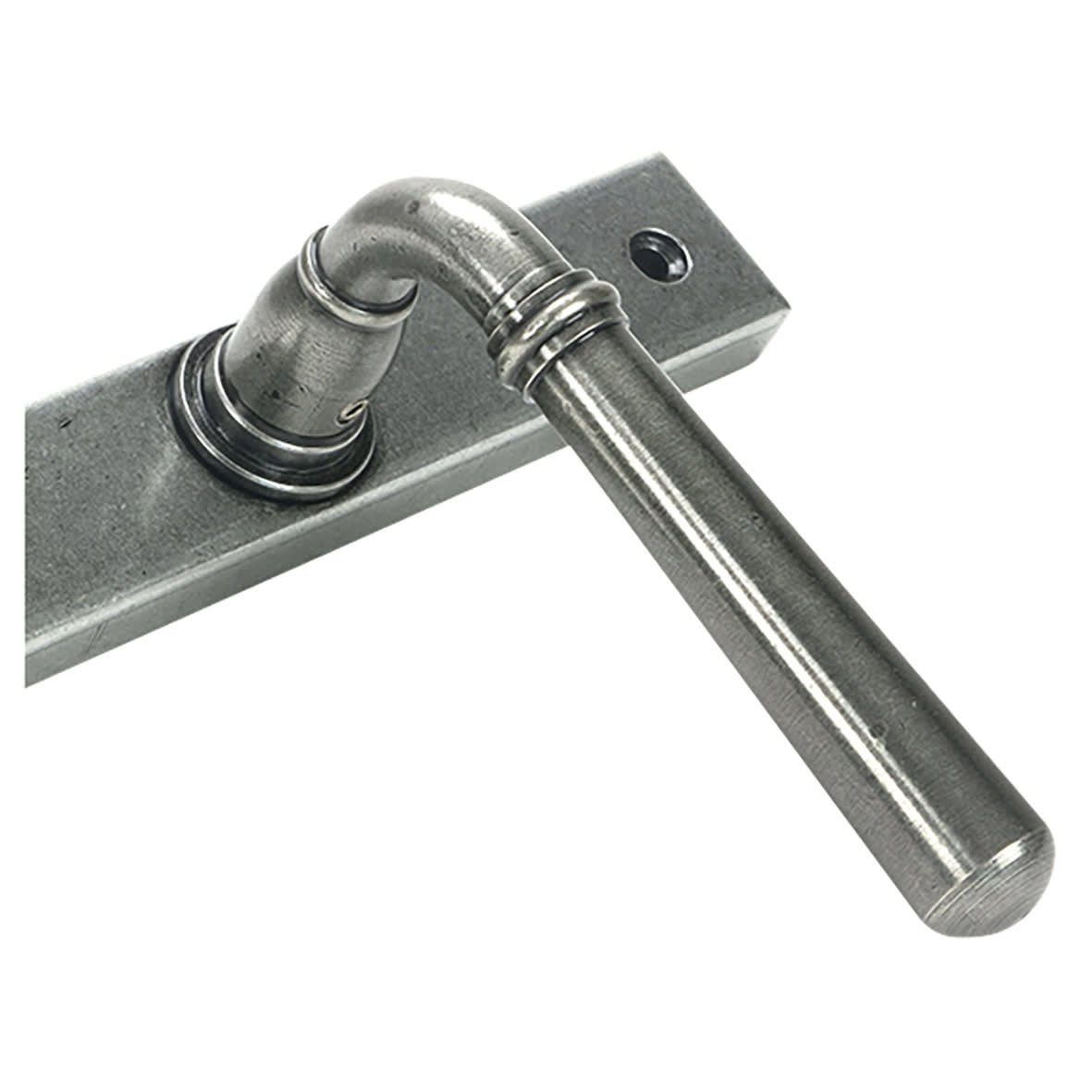 Newbury Pewter uPVC Slimline Multipoint Door Handles - 92mm c/c - view 3