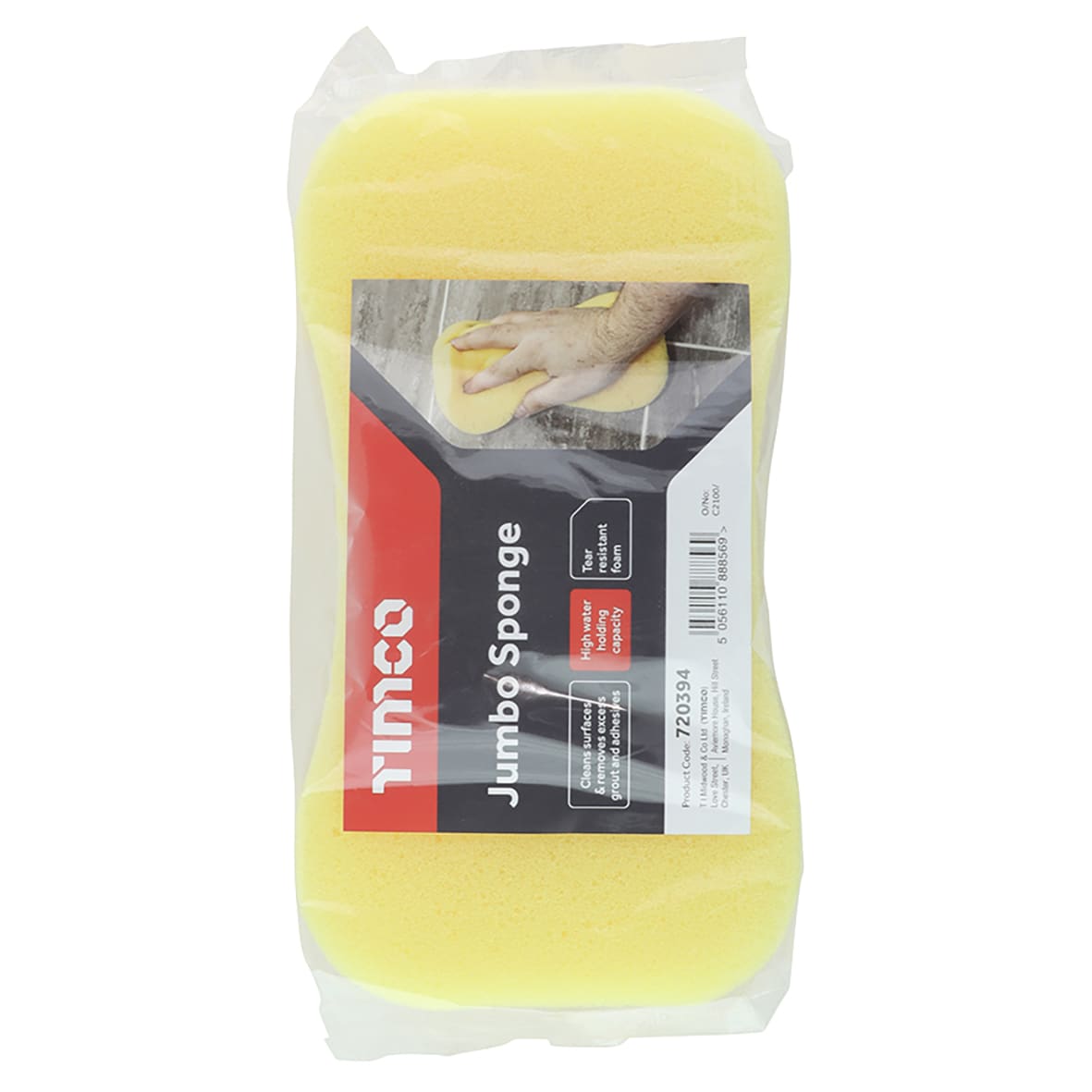 Jumbo Sponge - 225 x 115mm - view 2