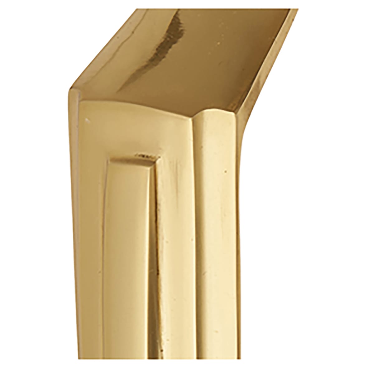 Doctor Door Knocker - Polished Brass - 197 x 30mm - view 7