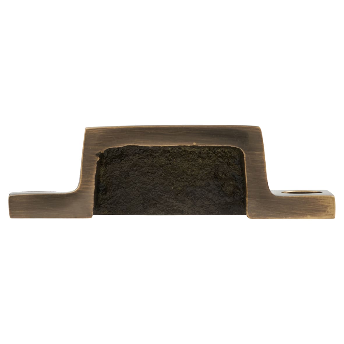Box Style Cupboard Catch - 55 x 40 x 35mm - Antique Brass - view 4