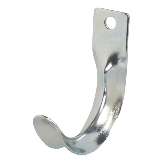 Metal Garage and Shed Storage Hook - 55mm Depth - Zinc Plated - Pack of 2 - view 2