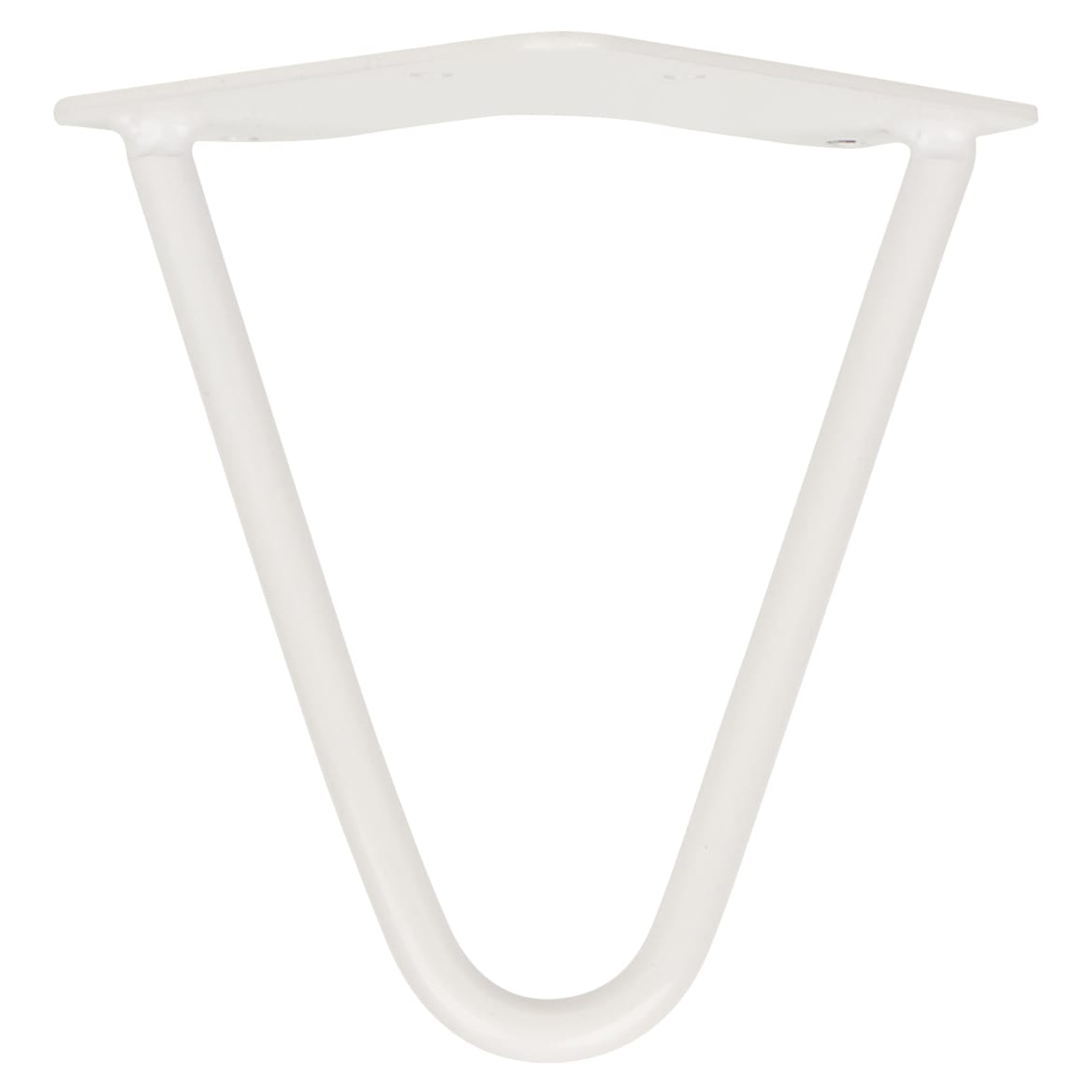 Hairpin Leg - 2 Pin - 150mm Height - White - Pair - view 2