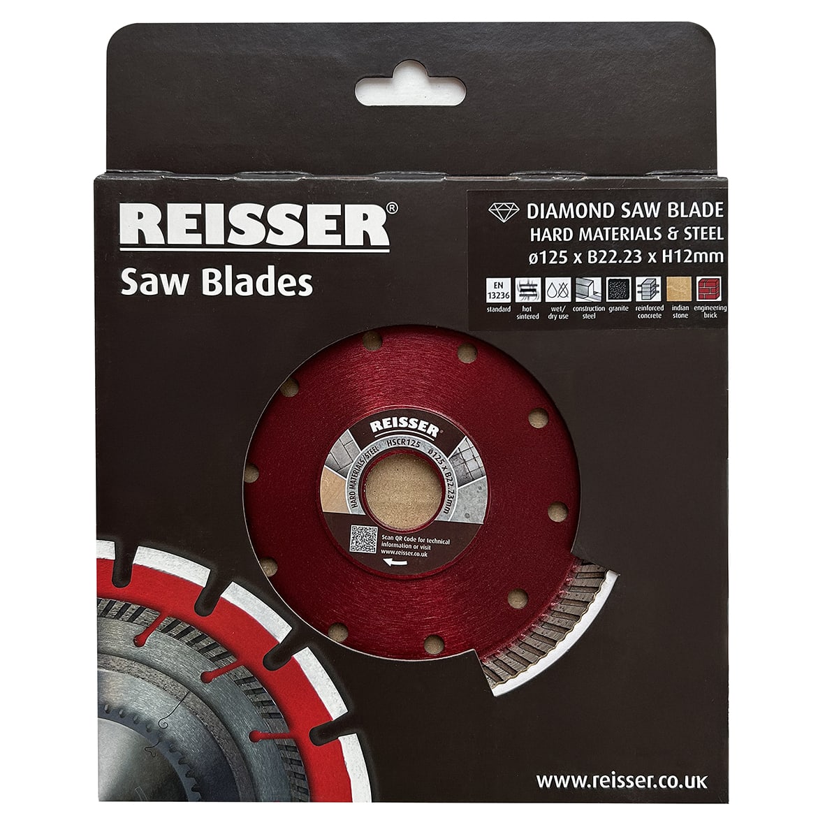 Diamond Blade - 125 x 22.23mm - Hard Materials & Steel - view 2