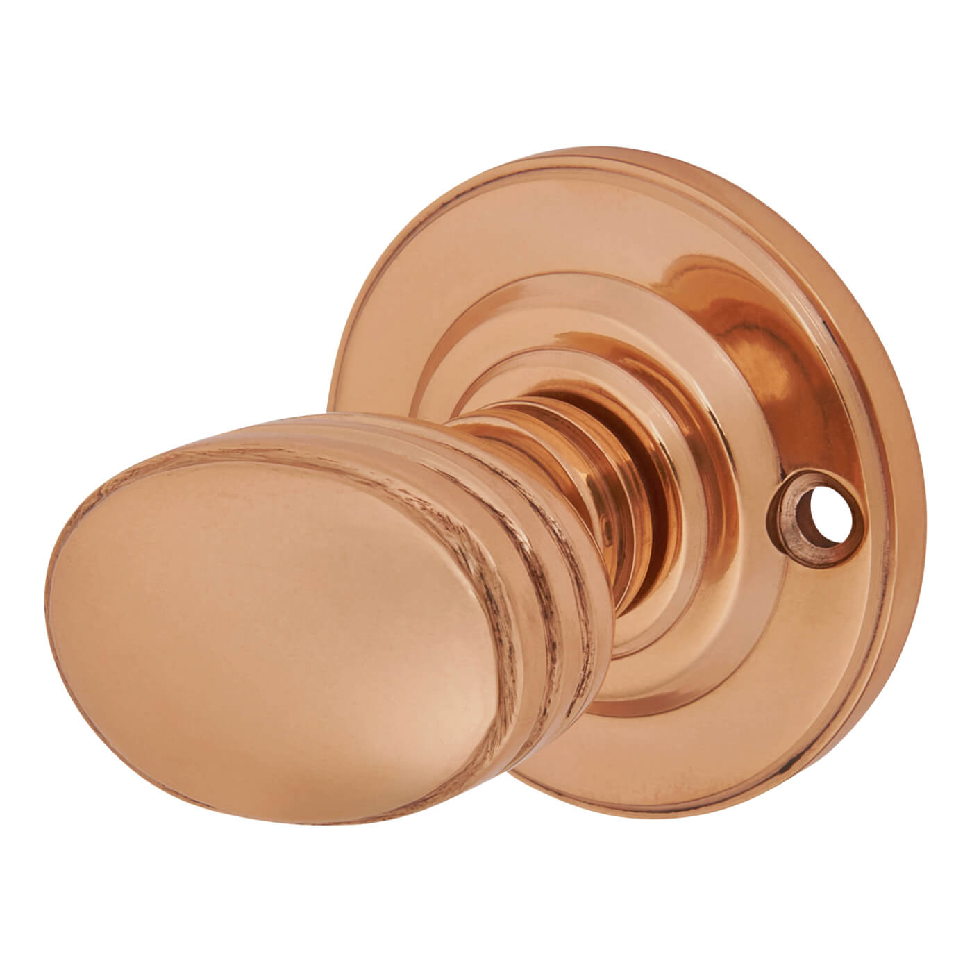 Bathroom Turn & Release - 40mm Diameter - Polished Copper - view 3