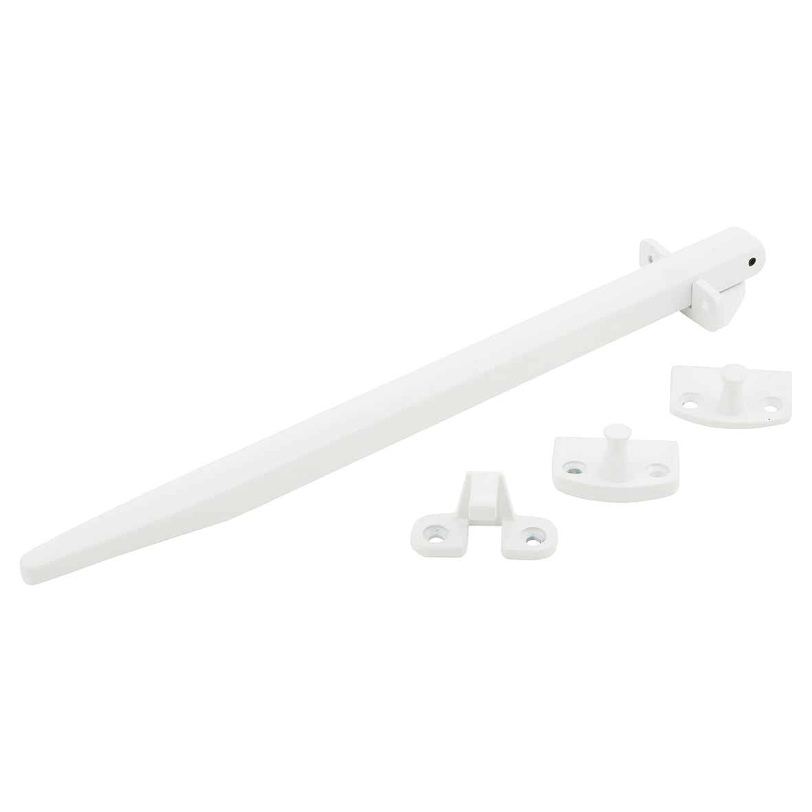 Timber Range Casement Window Stay - 11"/280mm Length - White - view 2