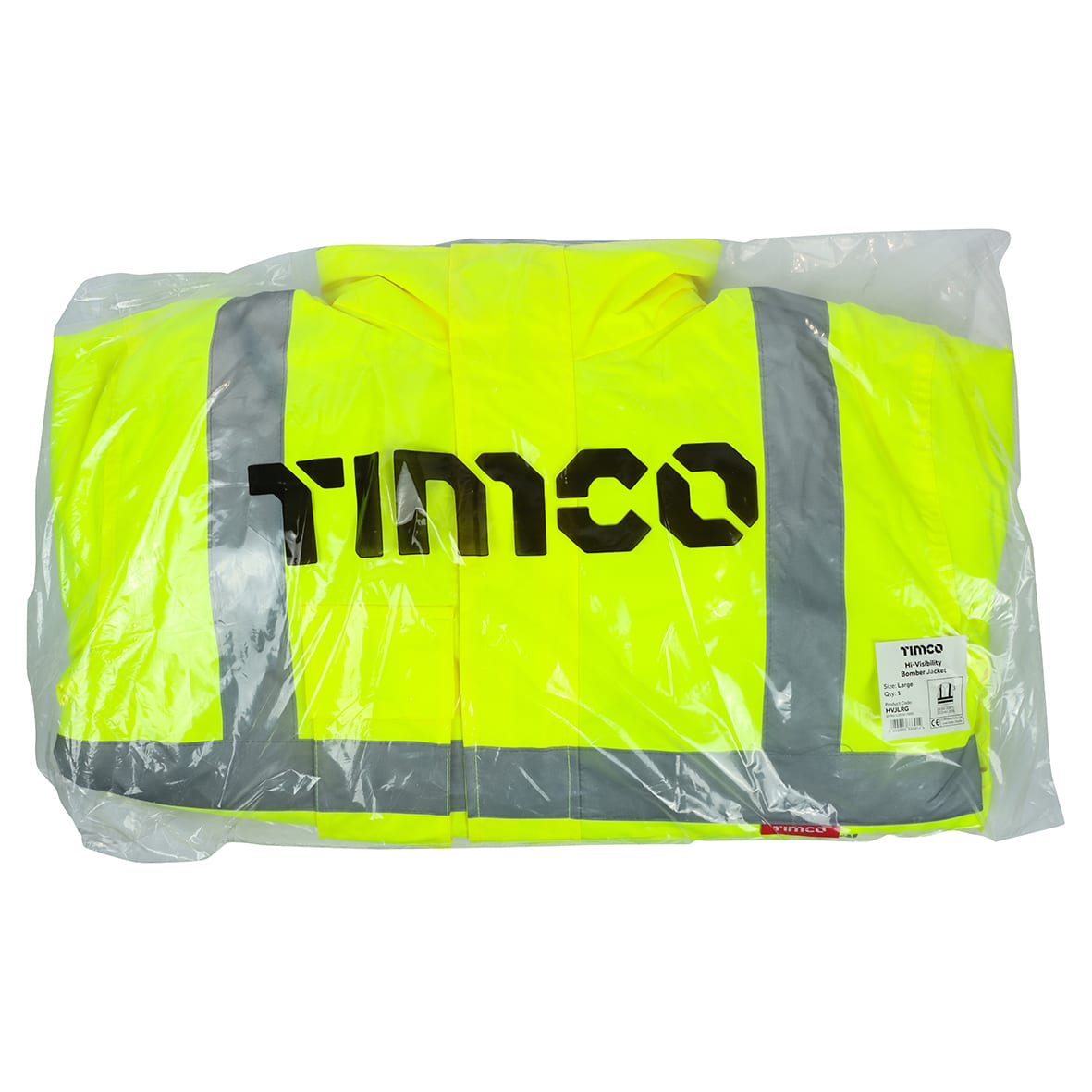 Hi Visibility Bomber Jacket - Yellow - Large - view 2