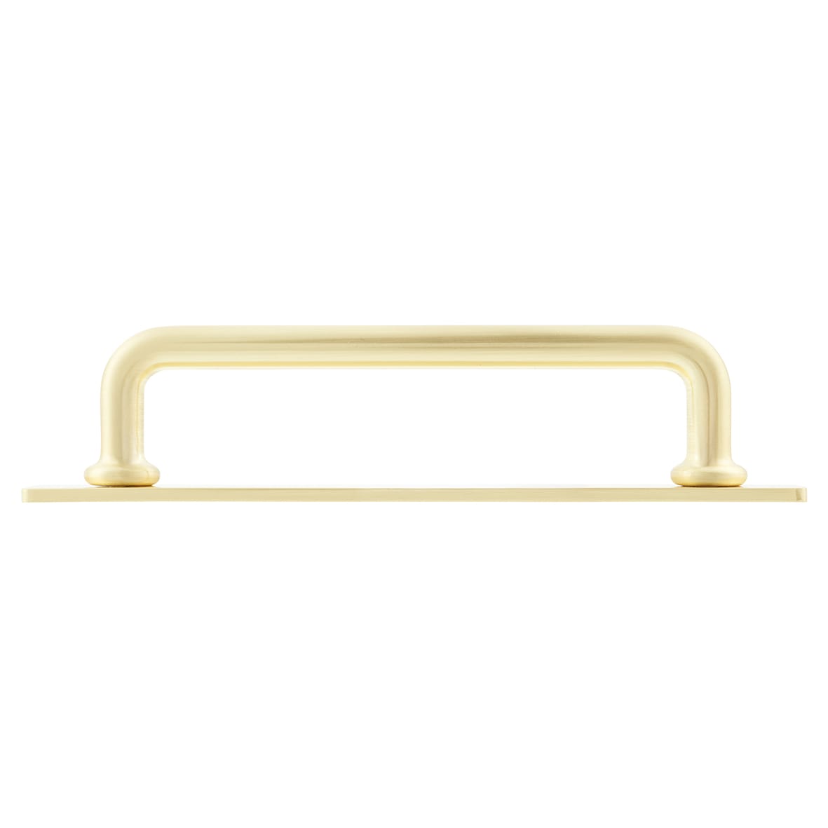 Crofts & Assinder Banbury 21mm D-Bar Cabinet Pull Handle - 128mm Centres - Brushed Satin Brass - view 2