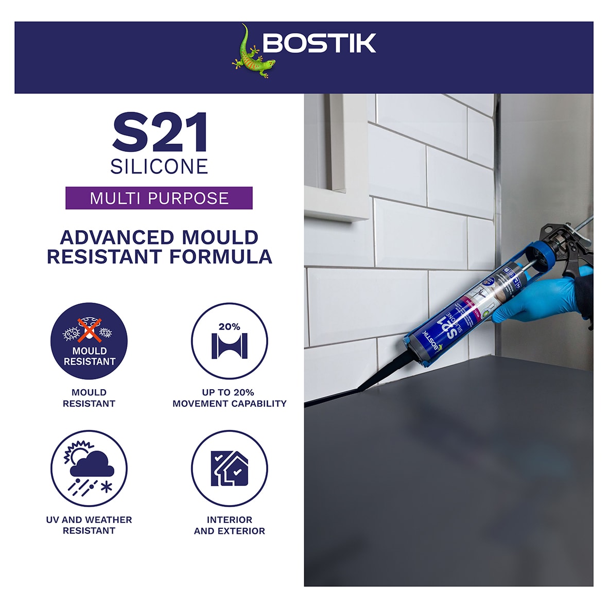 S21 General Purpose Sealant - 310ml - Black - view 3