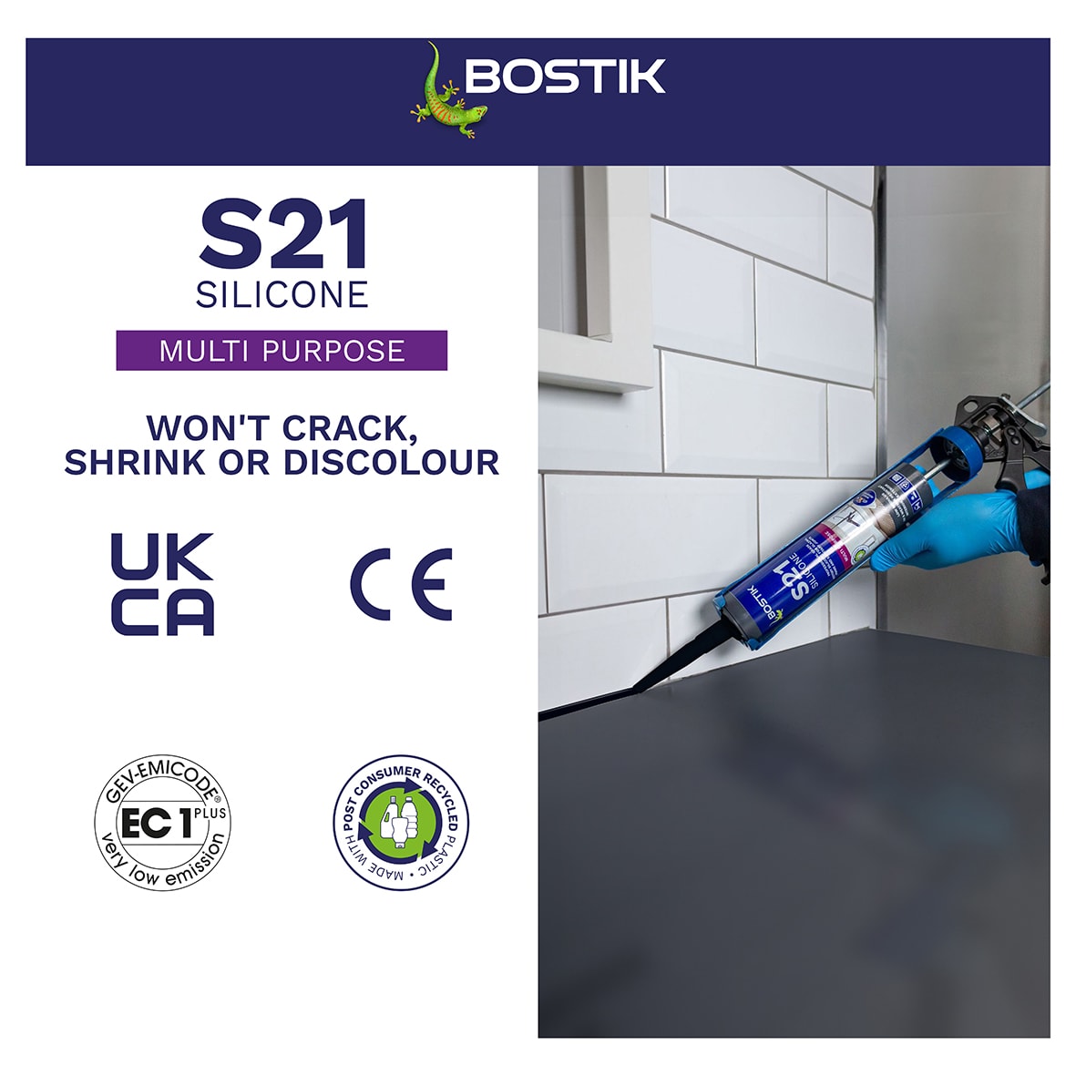 S21 General Purpose Sealant - 310ml - Black - view 4