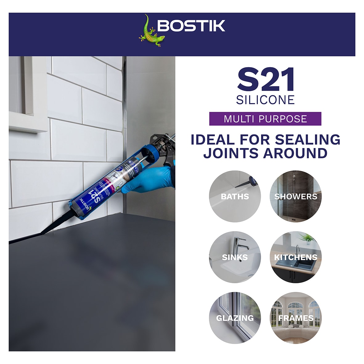 S21 General Purpose Sealant - 310ml - Black - view 6