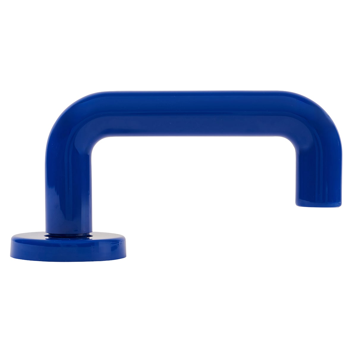 Cobalt Blue Nylon Steel Core Safety Door Handle on Rose - Paris Range - view 7