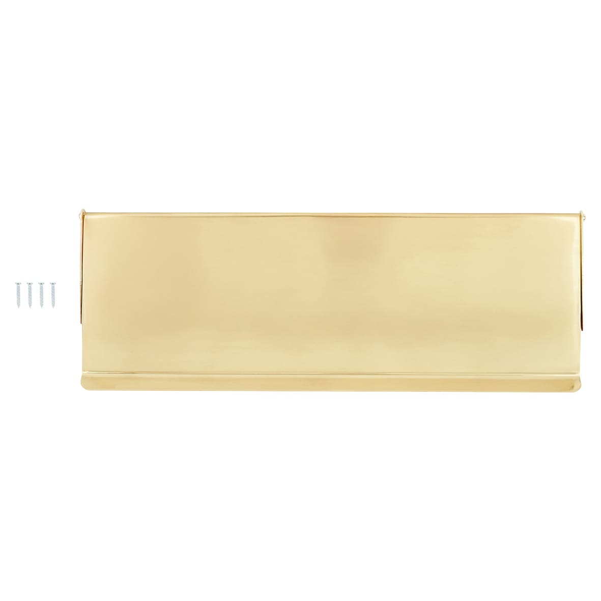 Letter Tidy - 355 x 125mm - Polished Brass - view 5