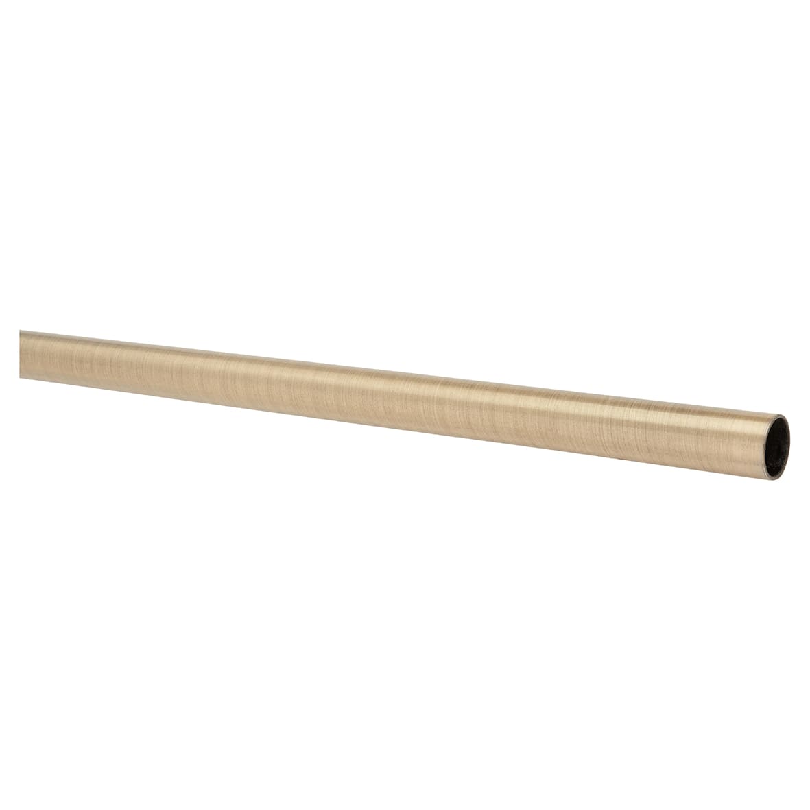Stair Rod with Fluted Finials - 900mm Length - Antique Brass - view 3