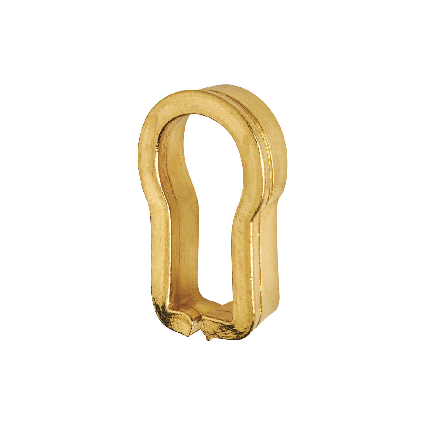 Cabinet Insert Escutcheon - 14.3mm - Brass - Pack of 5 - view 2