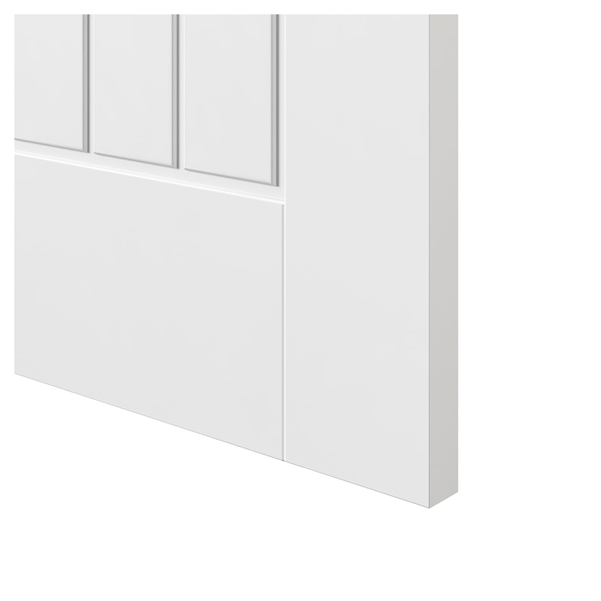 Polished Nickel Knurled Fire Rated Door Handles on Round Reeded Rose - Piccadilly Range - view 2