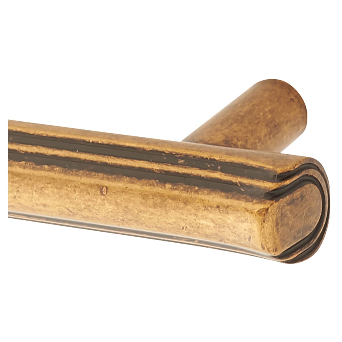 Filton 11mm T-Bar Cabinet Pull Handle - 160mm Centres - Antique Brass - view 2