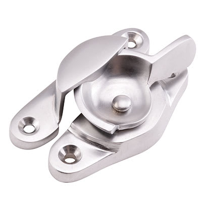 14mm Narrow Keep Fitch Sash Window Fastener - 65 x 14mm - Satin Chrome - view 2