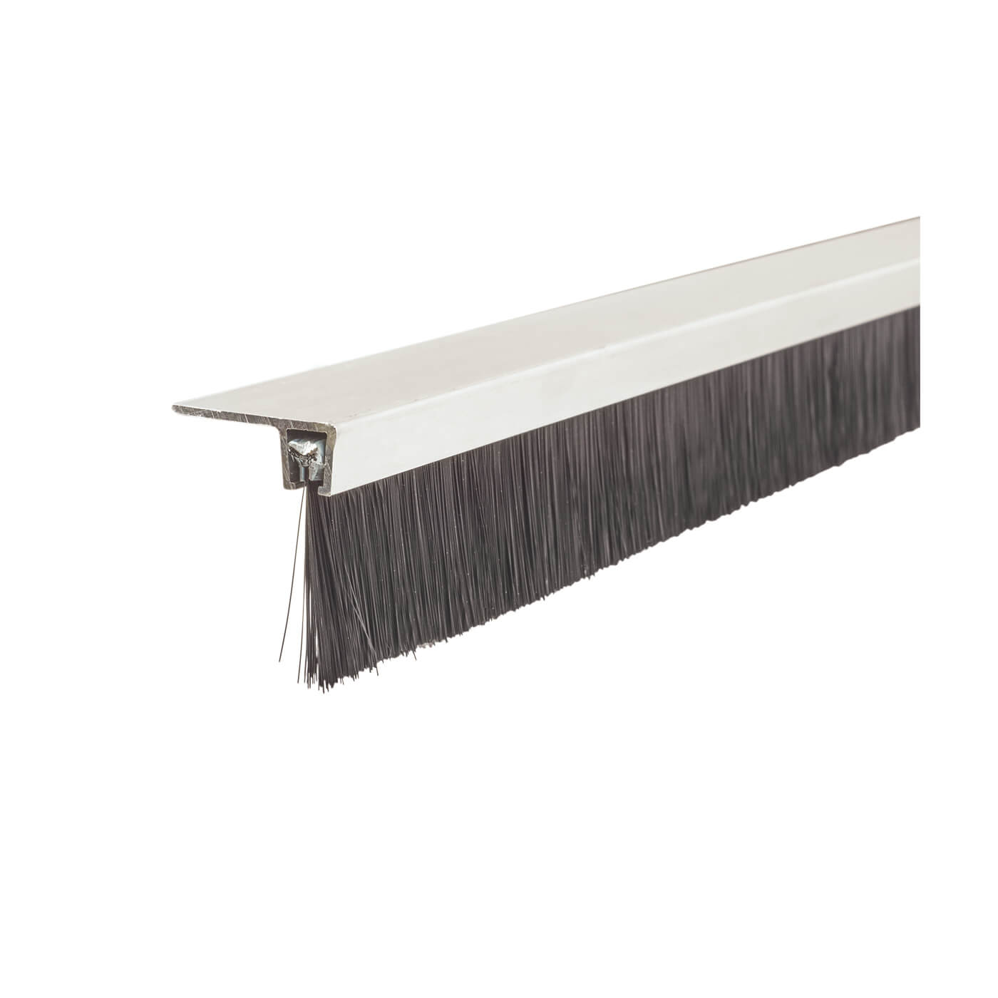 Brush Strip F5 - 3000mm Length - Brush Size 25mm -  Inward/Outward Opening Doors - Aluminium - view 2