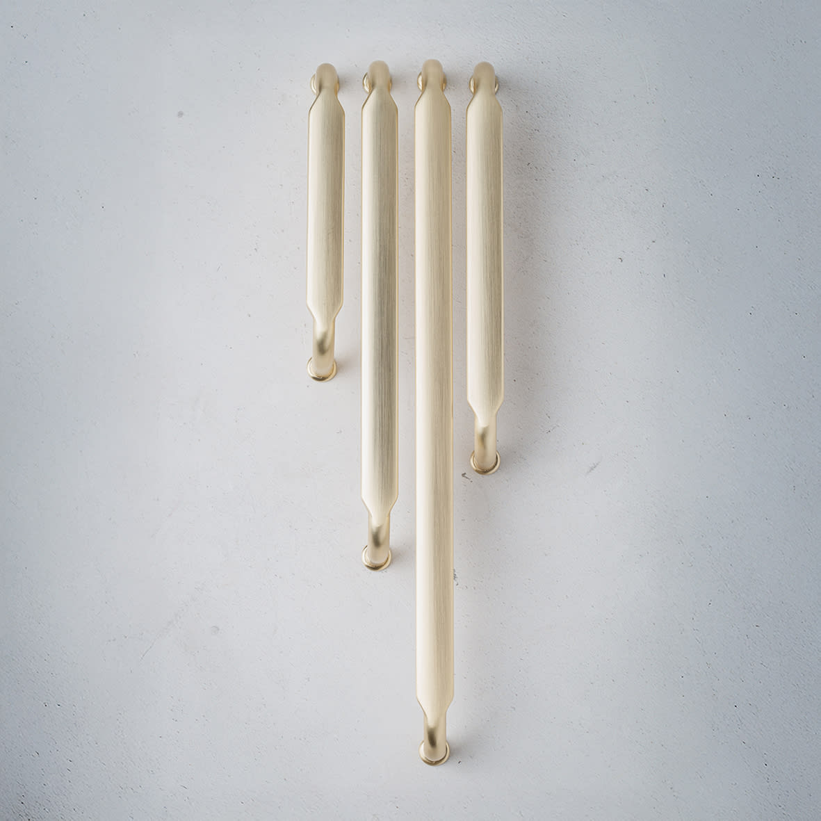 Eton 12mm D-Bar Cabinet Pull Handle - 224mm Centres - Satin Brass - view 2