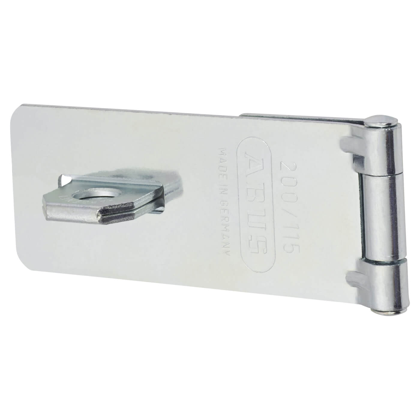200 Traditional Hasp & Staple - 115 x 47mm - Zinc Plated - view 2