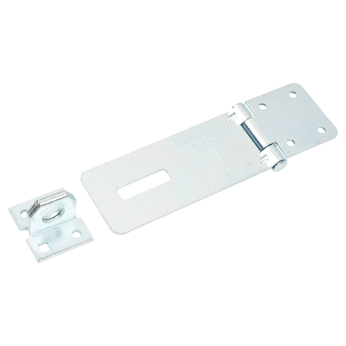 200 Traditional Hasp & Staple - 115 x 47mm - Zinc Plated - view 3