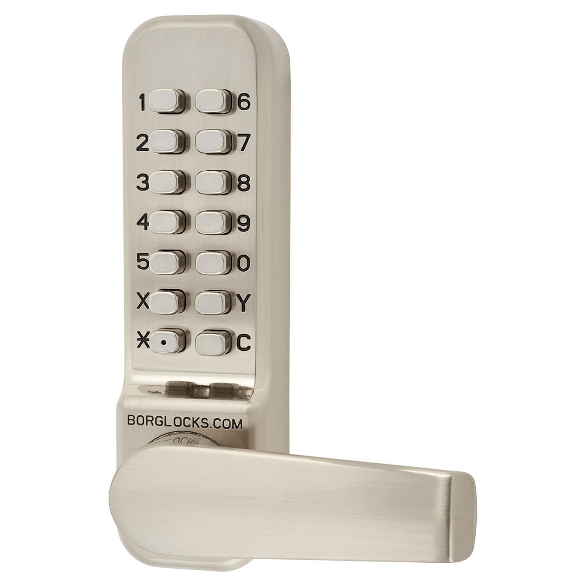 Borg BL2401 Easicode Pro Push Button Code Lock with Intumescent - Holdback Option - Stainless Steel - view 2