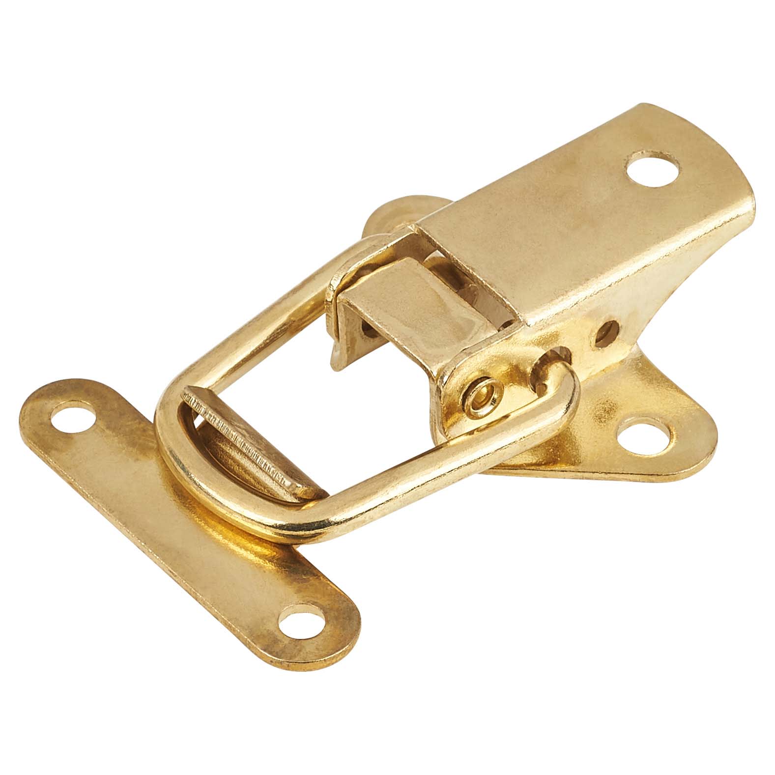 Toggle Catch - 38 x 53mm - Polished Brass - Pack of 5 - view 2