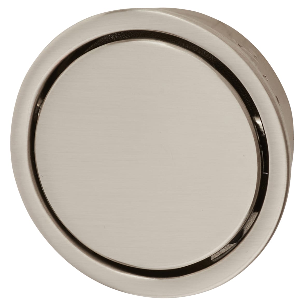Jarrow Circular Flush Cabinet Pull Handle - 51mm Diameter - Satin Nickel - view 2