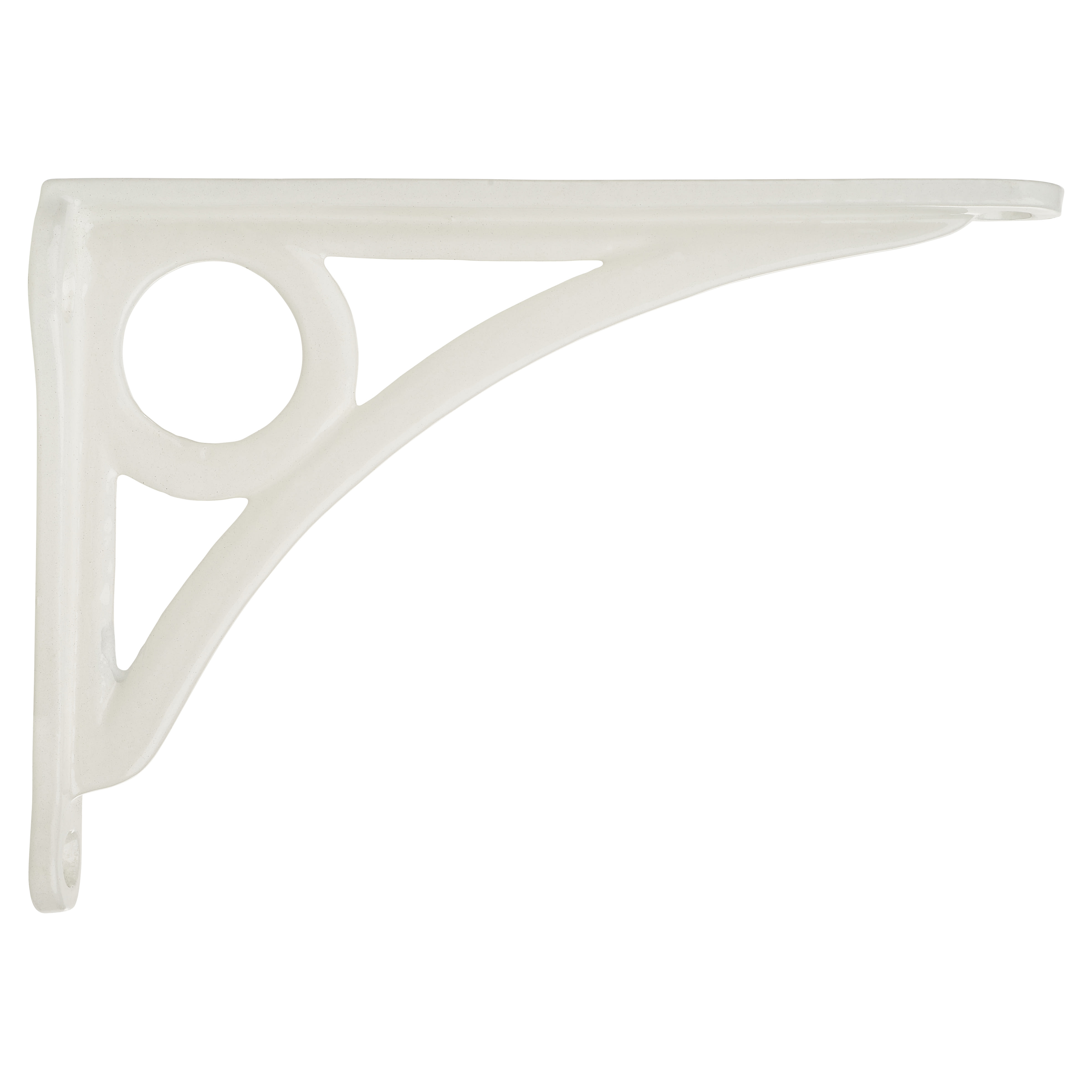Circle Shelf Bracket - 145 x 105mm - White - view 3