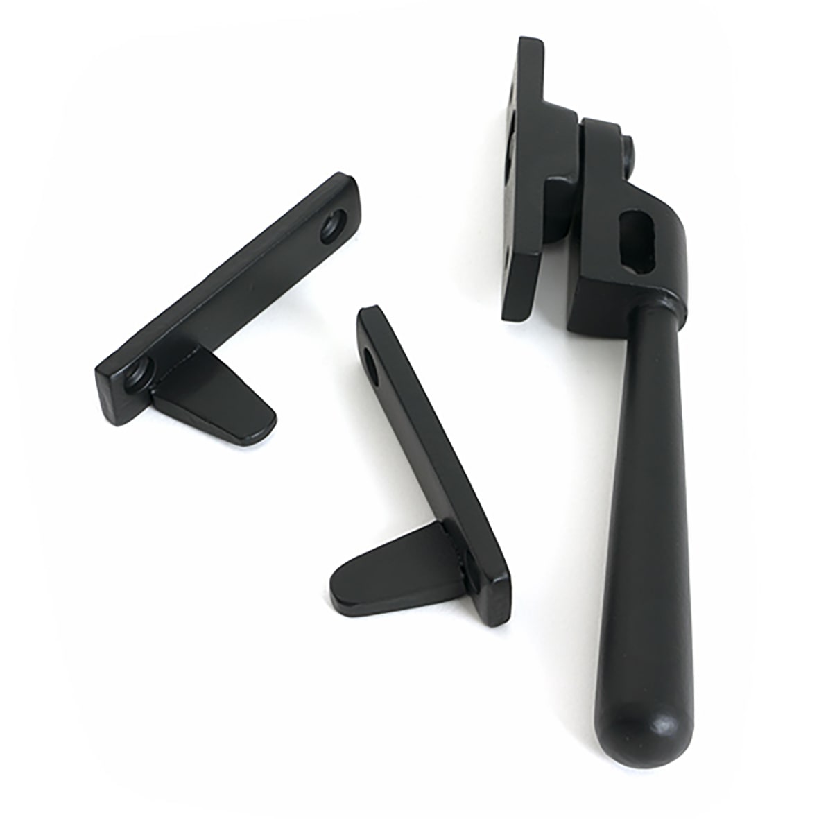 Newbury Locking Night Vent Casement Window Fastener - Matt Black - view 3