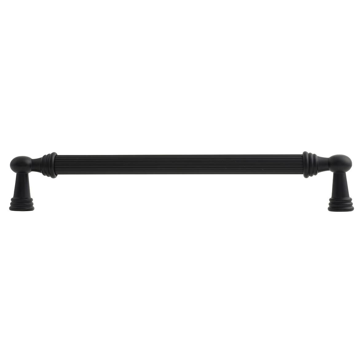 Whitby Lines 10mm T-Bar Cabinet Pull Handle - 192mm Centres - Matt Black - view 2